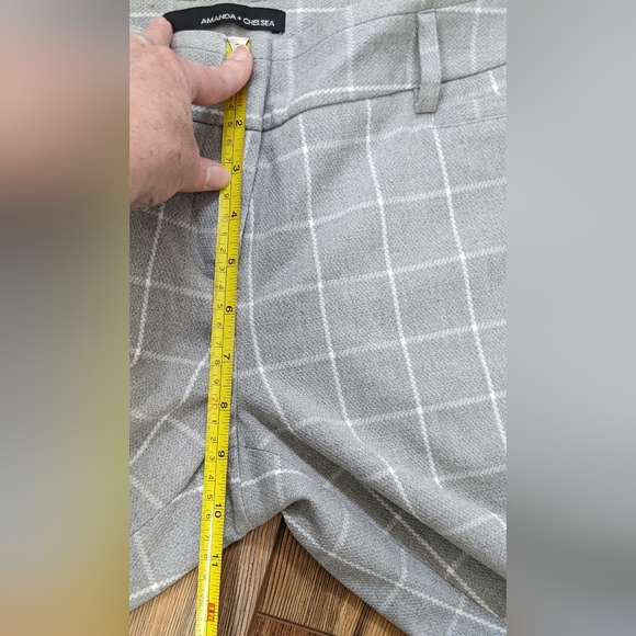 NWT Amanda & Chelsea plaid trousers. Sz. 6 - Picture 8 of 10